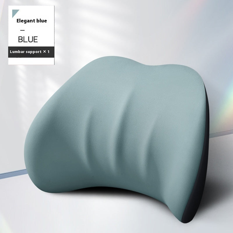 Automotive Waist Cushion & Car Lumbar Support (Memory Foam Comfort)
