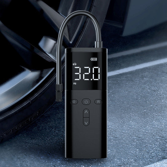 Wireless Digital Portable Tire Inflator – 60W Multifunctional Pump with LED & USB Charging