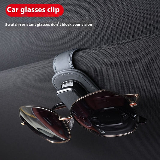 Leather Car Glasses Frame – Premium Car Interior Accessory