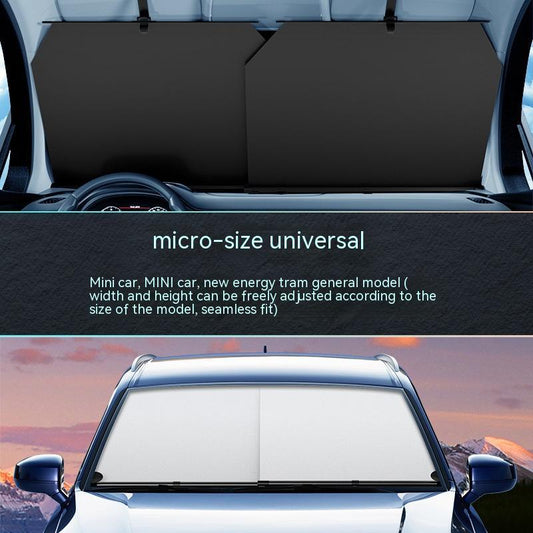 Automatic Retractable Car Sunshade Umbrella – Front Windshield