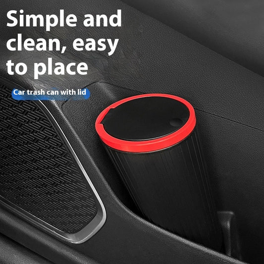 Car Trash Can – Compact ABS Auto Waste Bin
