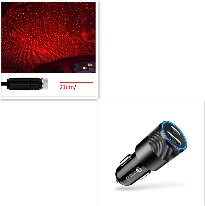 Voice-Controlled USB Star Projector Light (360°)
